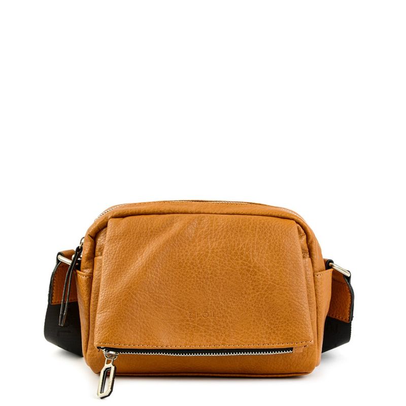 ZIOL - Cartera bandolera pequeña byanca camel