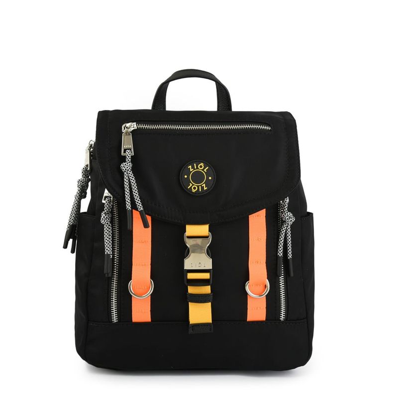 ZIOL - Mochila con tapa grande dotter negro