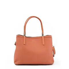 ZIOL - Cartera dos asas tres divisiones mediana piarot coral