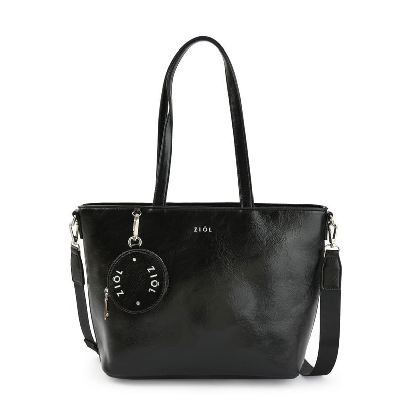 ZIOL - Cartera dos asas grande avin negro