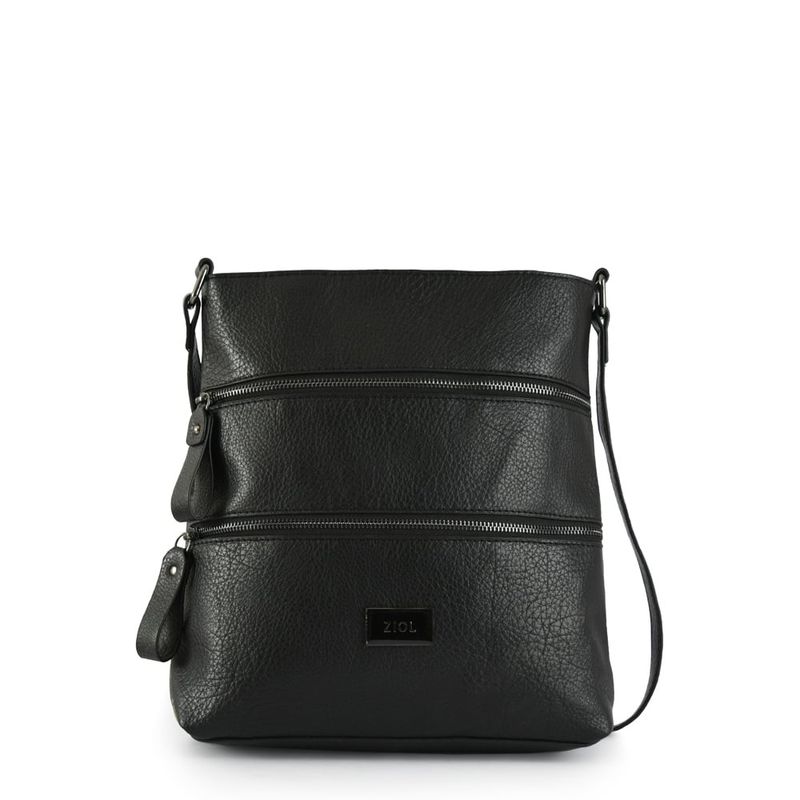 ZIOL - Cartera bandolera mediana catherine negro