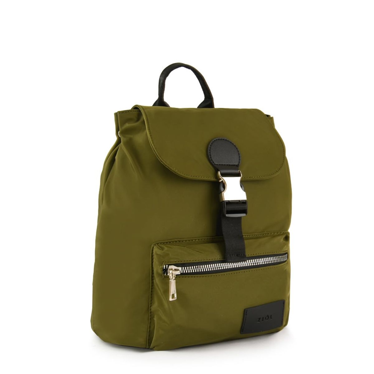 ZIOL - Mochila con tapa mediana amara verde oliva