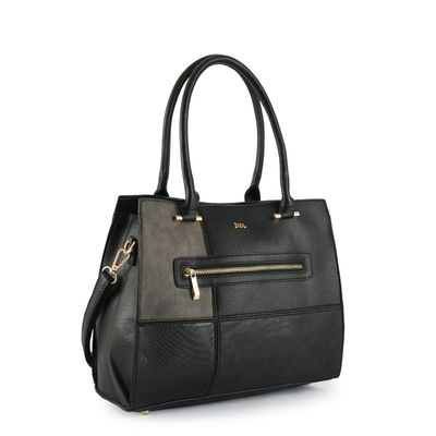 Imagen 2 del producto Cartera tote tres divisiones croix mediana negro