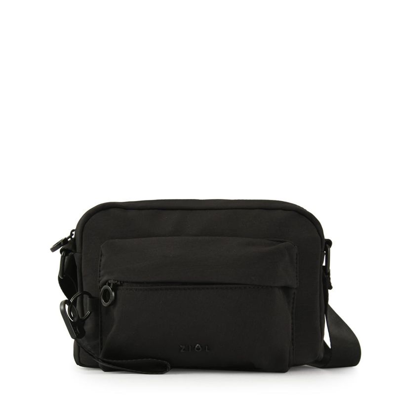 ZIOL - Cartera bandolera mediana veby negro