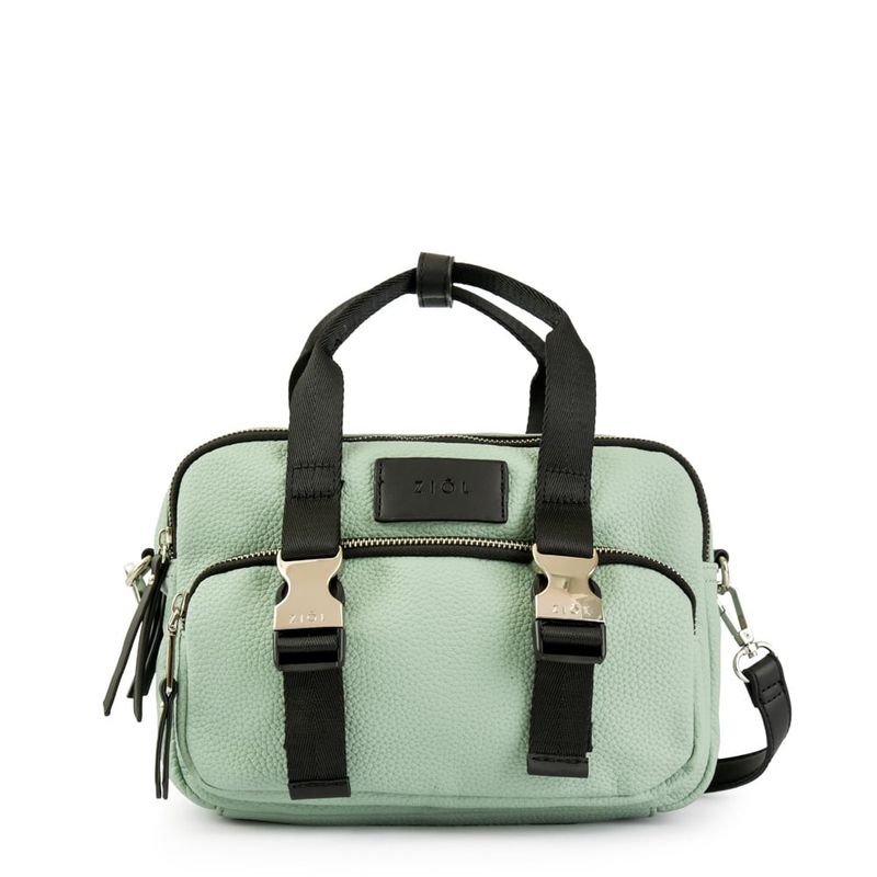 ZIOL - Cartera bandolera mediana dorina verde claro