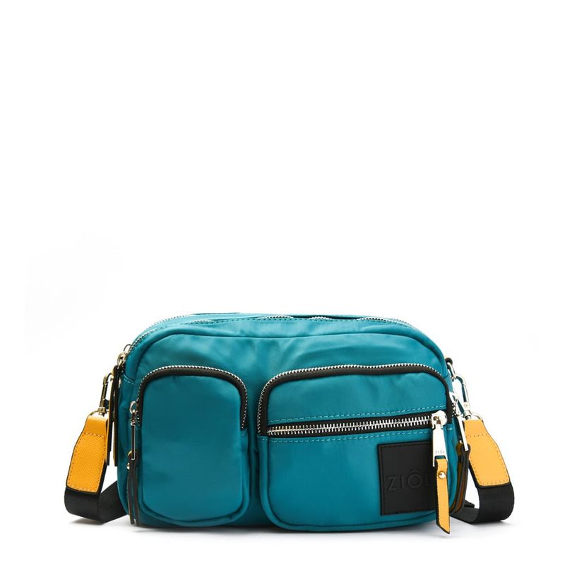 ZIOL - Cartera bandolera mediana fadora turquesa