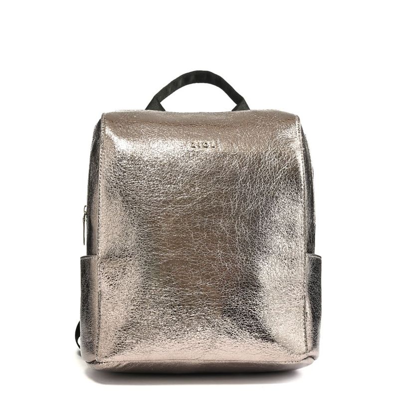 ZIOL - Mochila mediana calandi plateado
