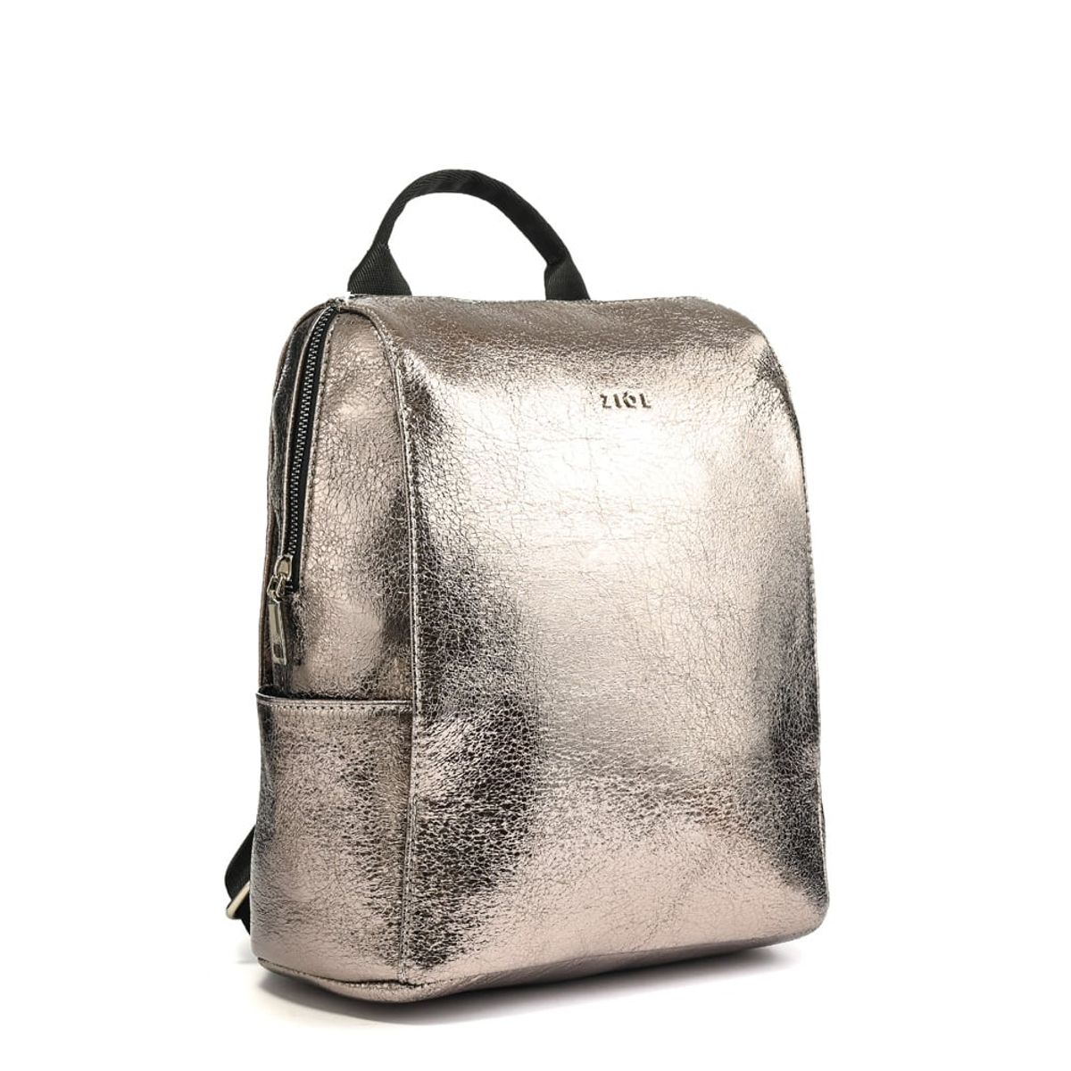 ZIOL - Mochila calandi mediana plateado