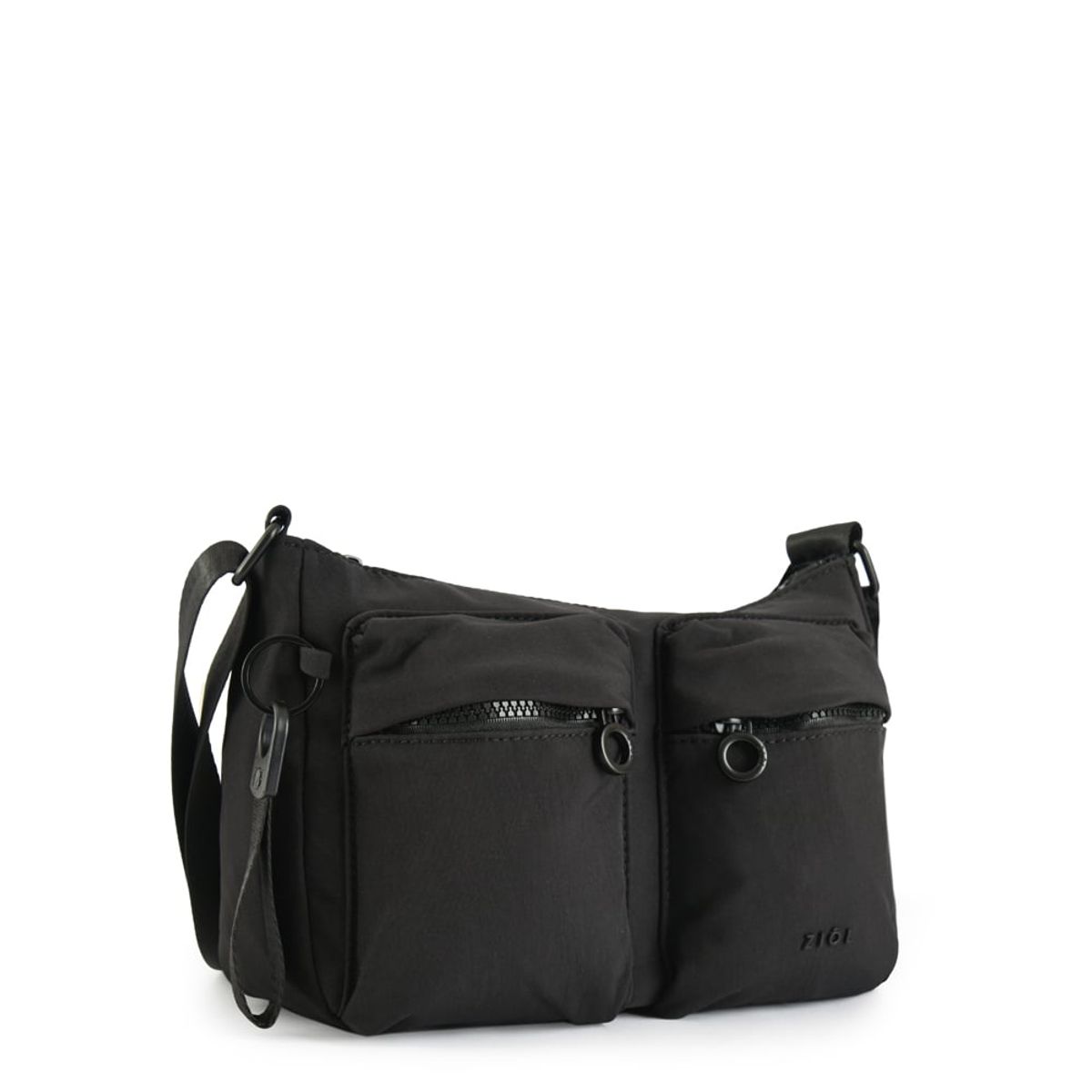 ZIOL - Cartera bandolera mediana veby negro