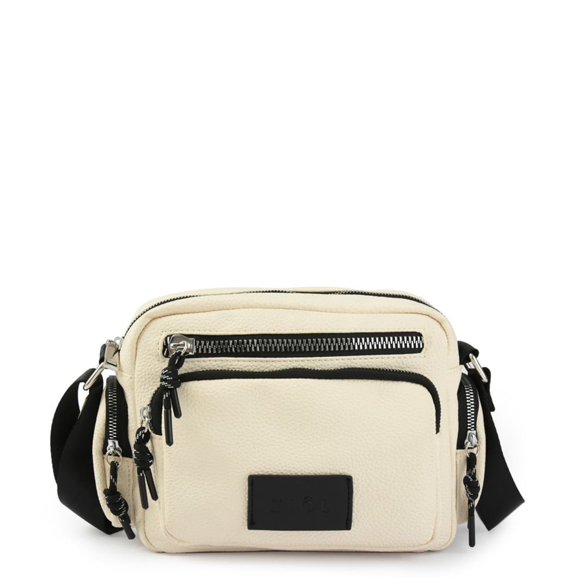 ZIOL - Cartera bandolera mediana danuk blanco crudo