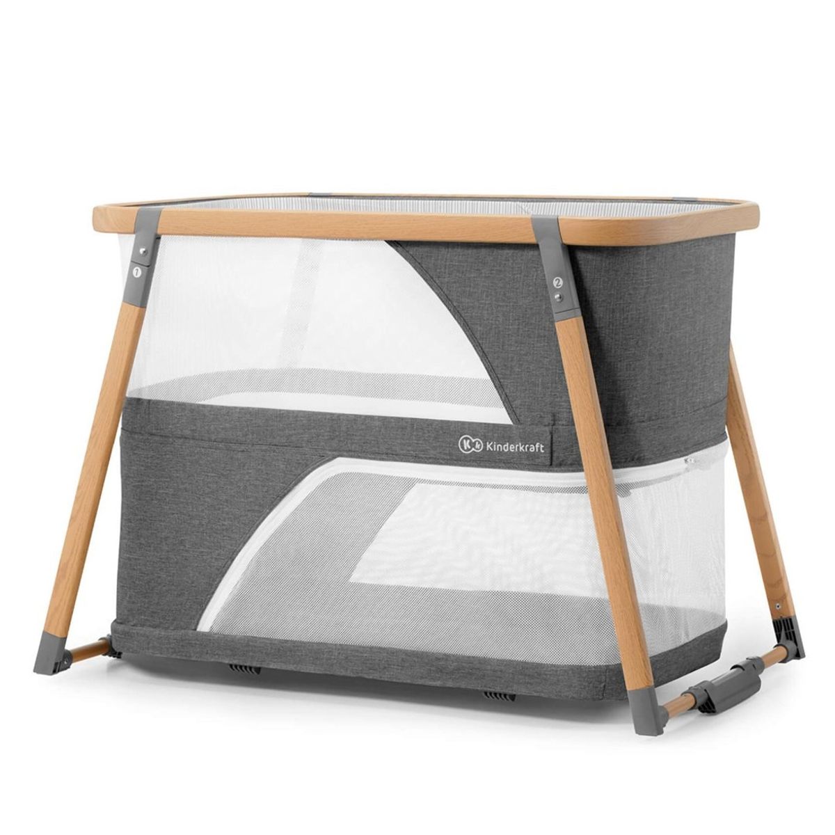 KINDERKRAFT - Cuna SOFI 4 en 1 Gris KINDERKRAFT