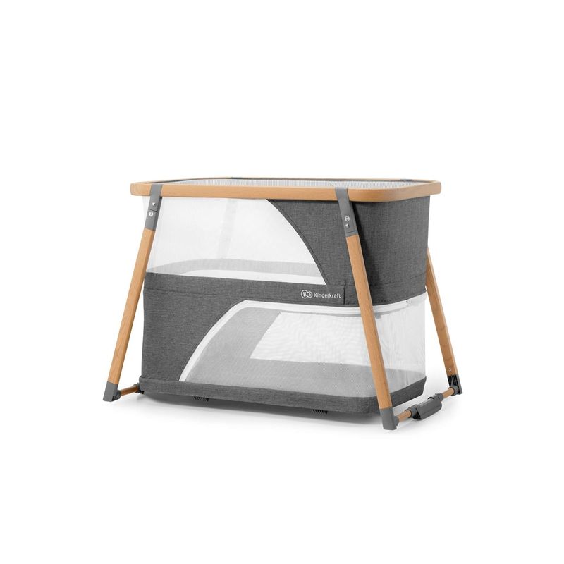 KINDERKRAFT - Cuna SOFI 4 en 1 Gris KINDERKRAFT