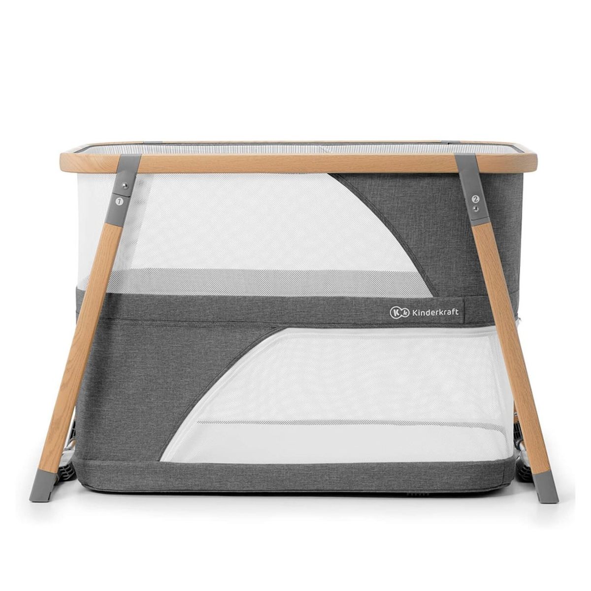 KINDERKRAFT - Cuna SOFI 4 en 1 Gris KINDERKRAFT