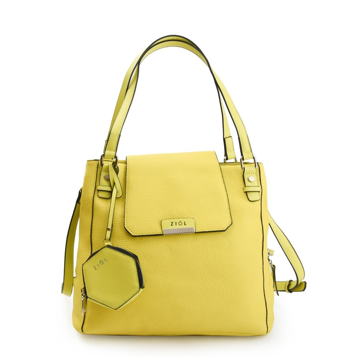 ZIOL - Zurich Cartera Dos Asas Tres Divisiones Grande Amarillo