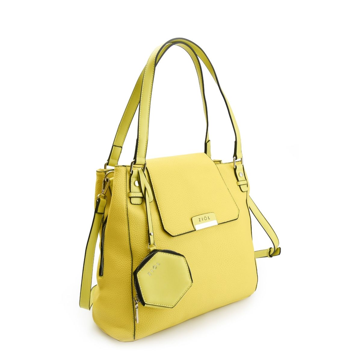 ZIOL - Zurich Cartera Dos Asas Tres Divisiones Grande Amarillo