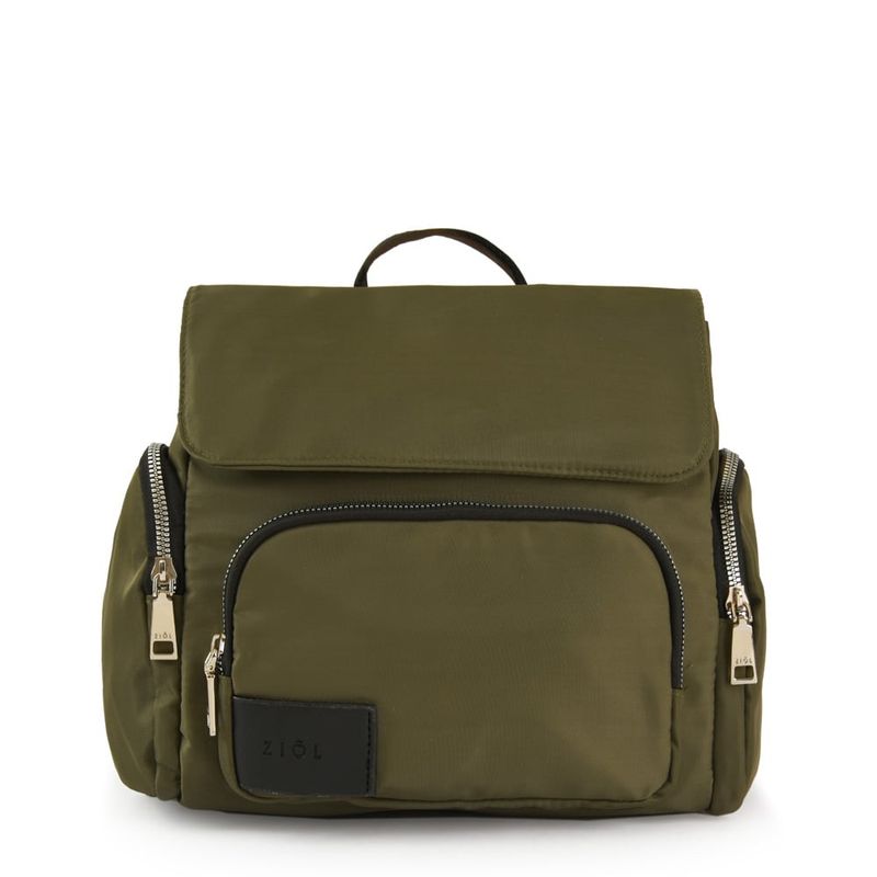 ZIOL - Mochila con tapa mediana maciel verde oliva