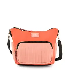 ZIOL - Cartera bandolera pequeña pradis coral