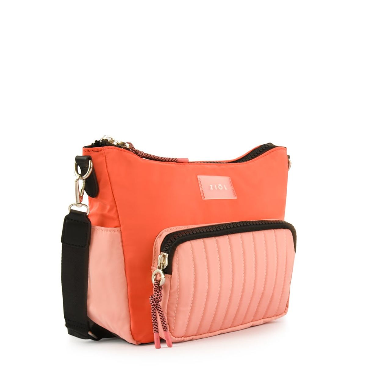 ZIOL - Cartera bandolera pradis pequeña coral
