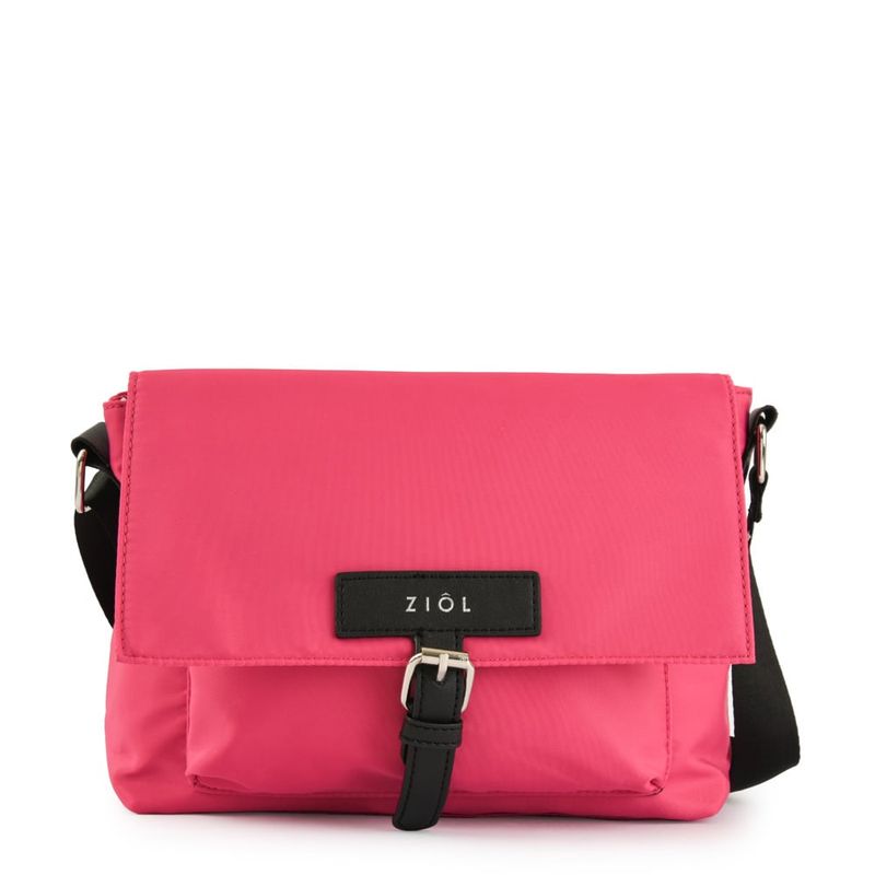 ZIOL - Cartera bandolera con tapa mediana marion fucsia