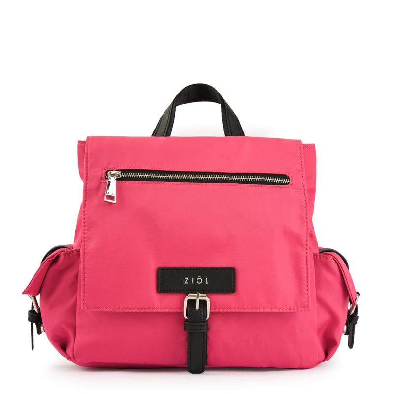 ZIOL - Mochila con tapa mediana marion fucsia
