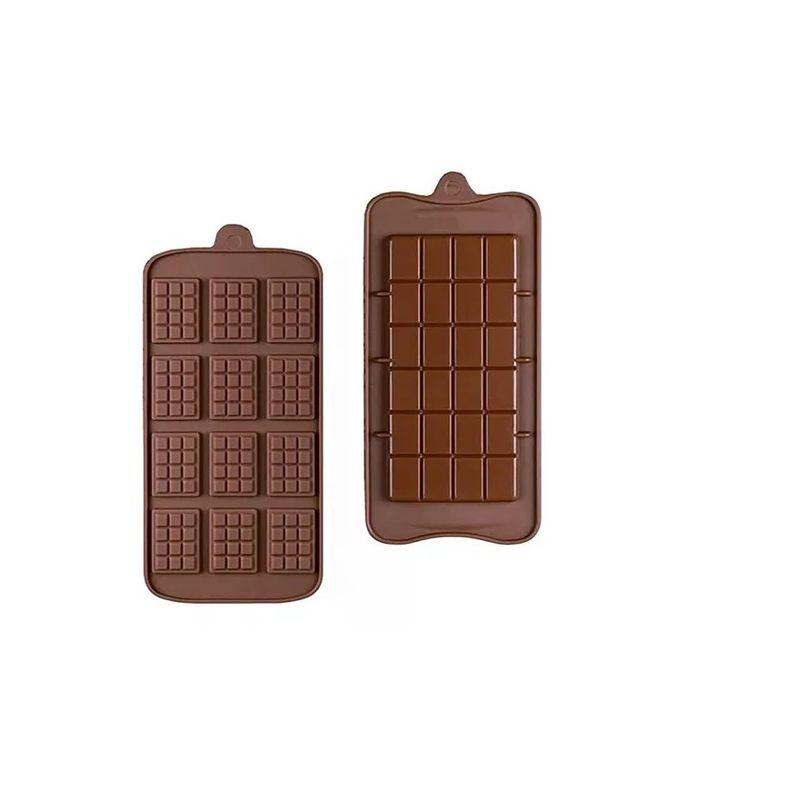 GENERICO - Moldes De Chocolate Barra  Molde Chocolate Silicona Barrita