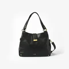 ZIOL - Cartera dos asas mediana alida negro