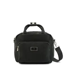 ZIOL - Cartera dos asas pequeña riad negro
