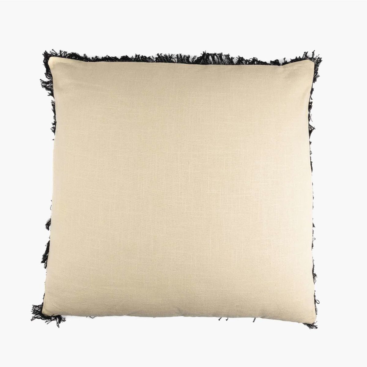 LOUNGE - Cojín Cuadrado Borde Flecos LOUNGE