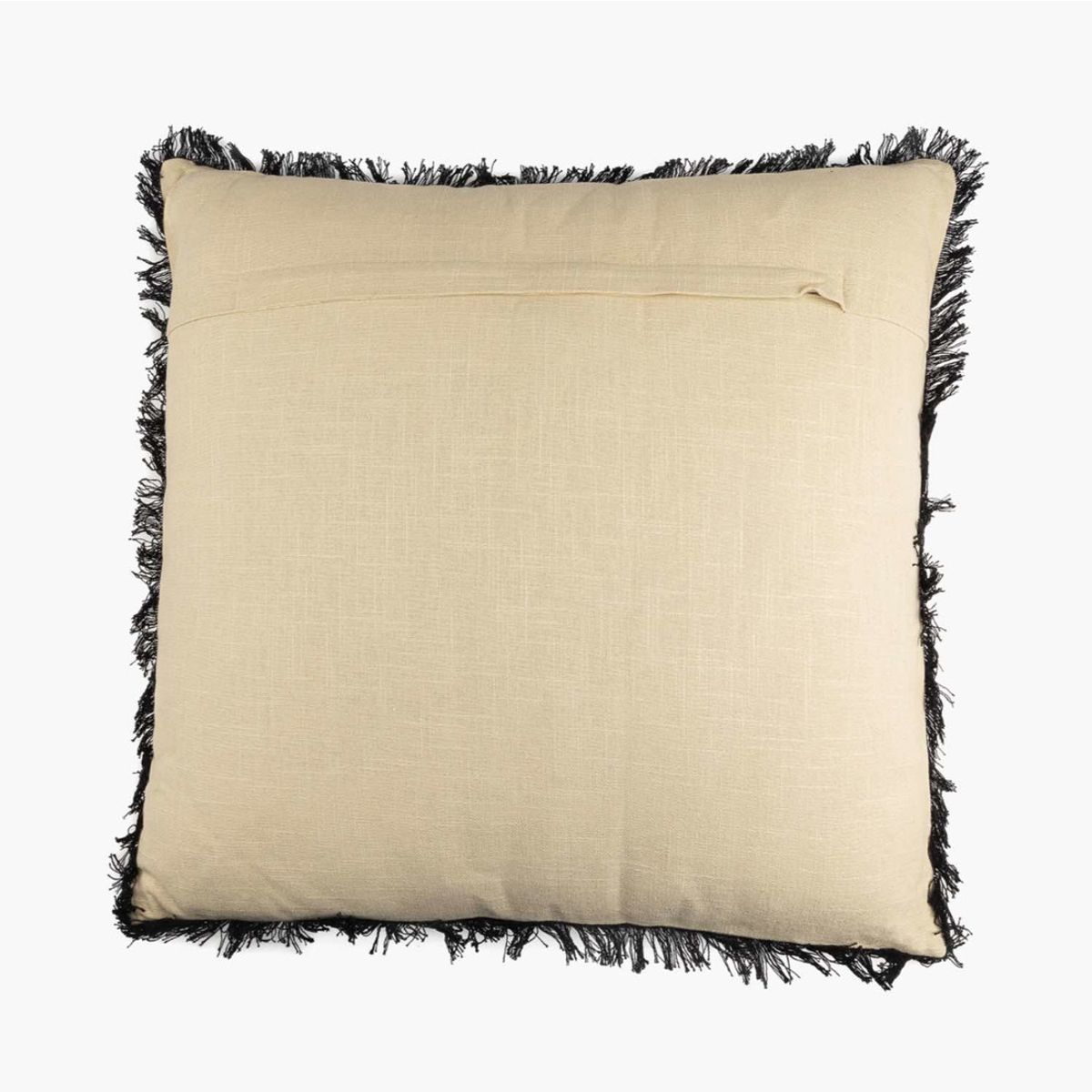 LOUNGE - Cojín Cuadrado Borde Flecos LOUNGE
