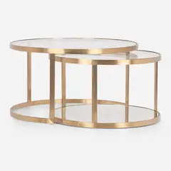 ROSEN - Mesa de Centro Alders 80 x 80 cm