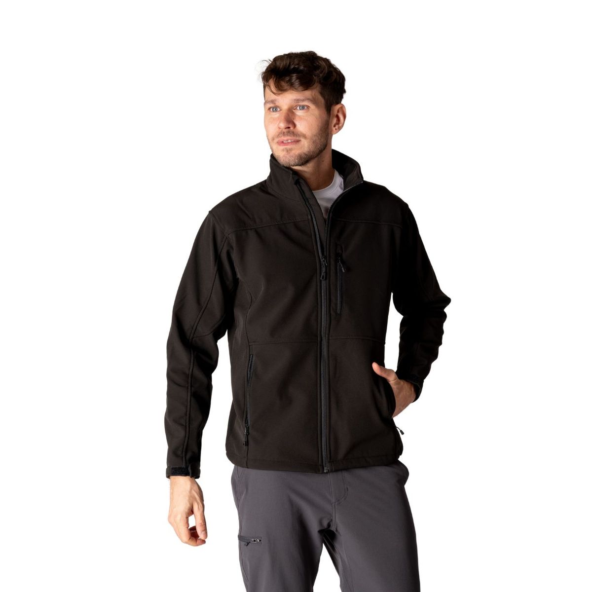 INDUSBORD - Chaqueta Softshell Hombre Custom Series Con Cierre Ykk ®