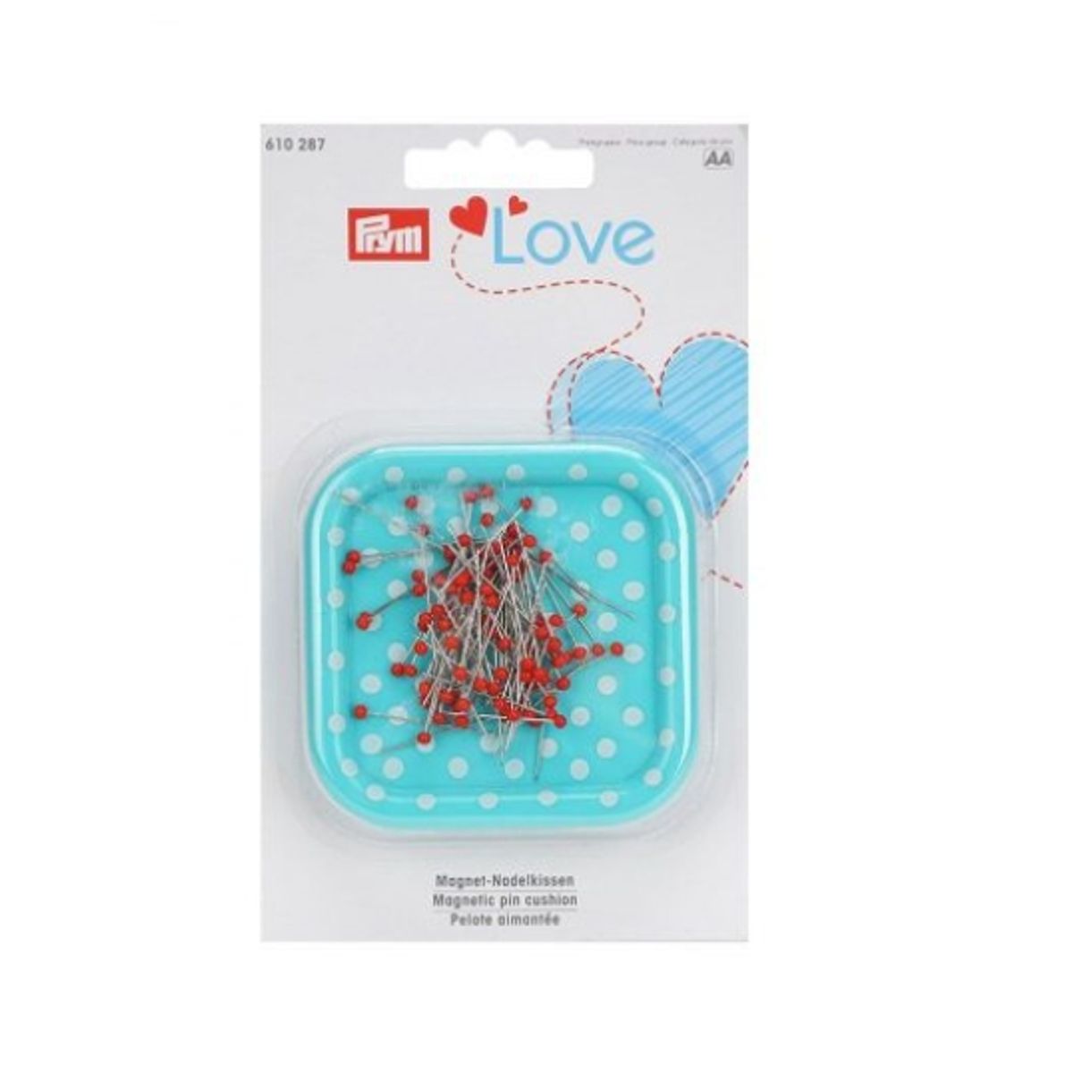 PRYM - Alfileres Cabeza De Vidrio 9gr  Iman Acerico Prym Love