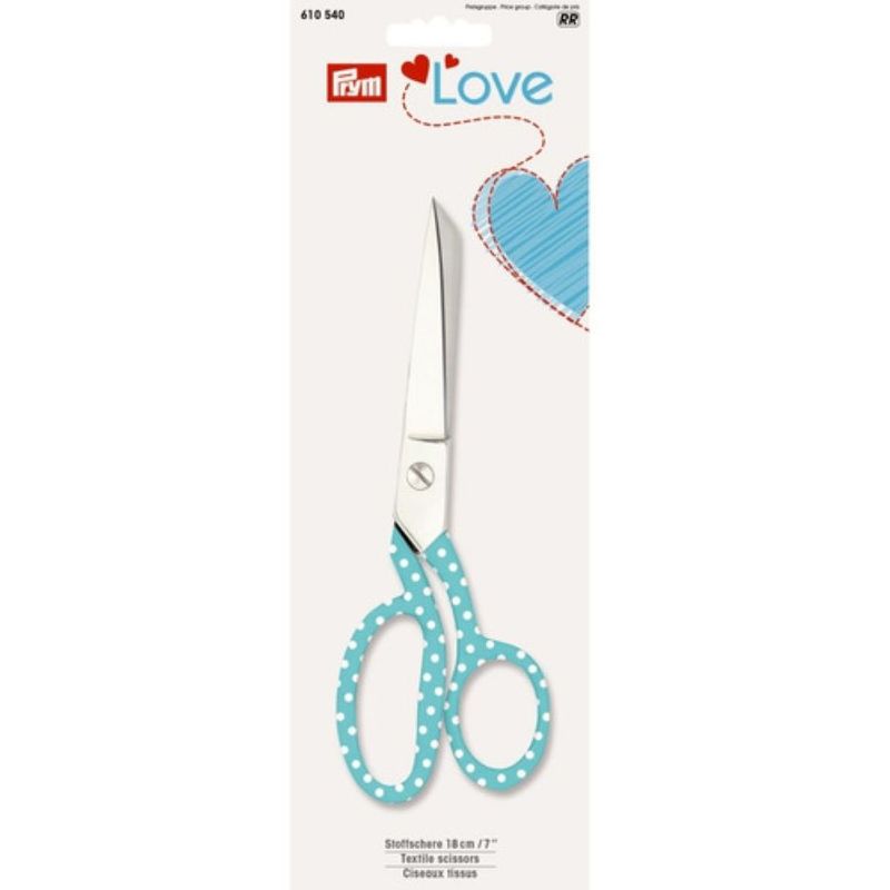 PRYM - Tijera Telas Y Manualidades De Tejido Acero 18 Cm Prym Love