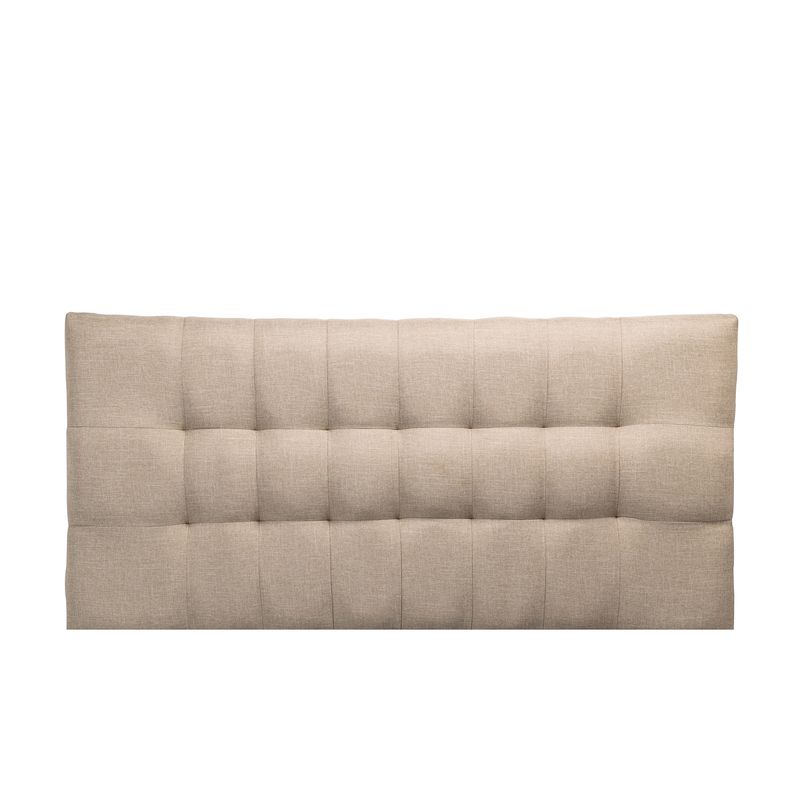 GENERICO - Respaldo Cama King Lino Beige Alicante
