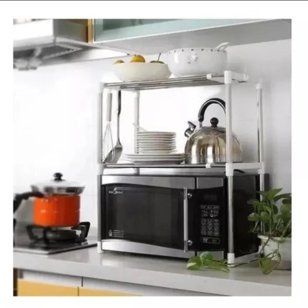 GENERICO - Estante Organizador Microondas Multiusos Cocina Repisa Premium