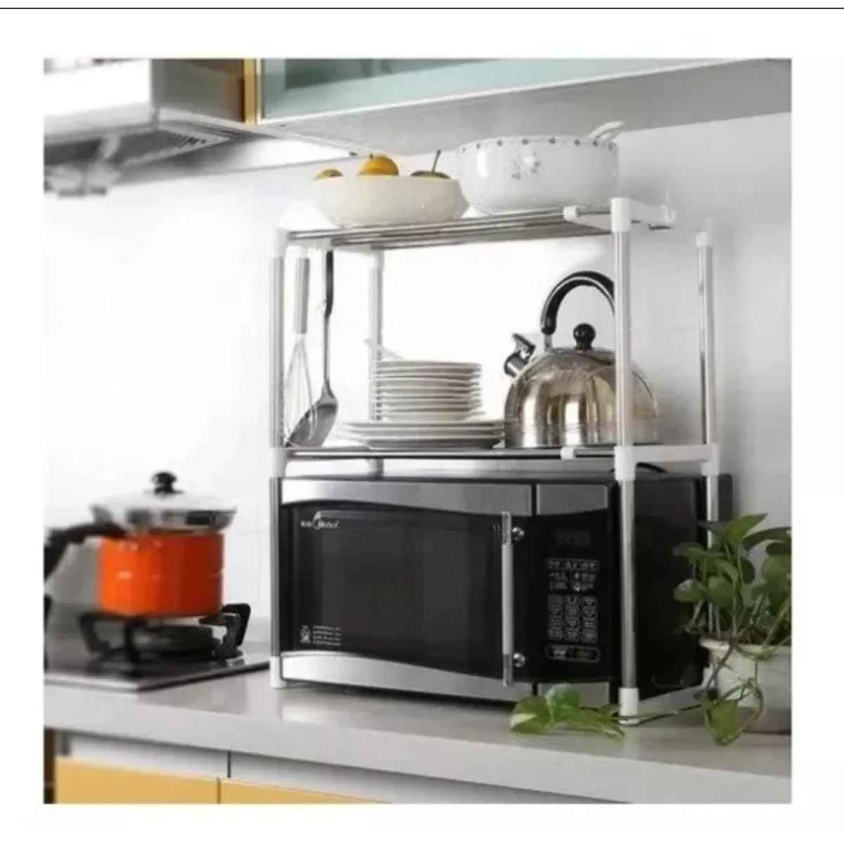 GENERICO - Estante Organizador Microondas Multiusos Cocina Repisa Premium