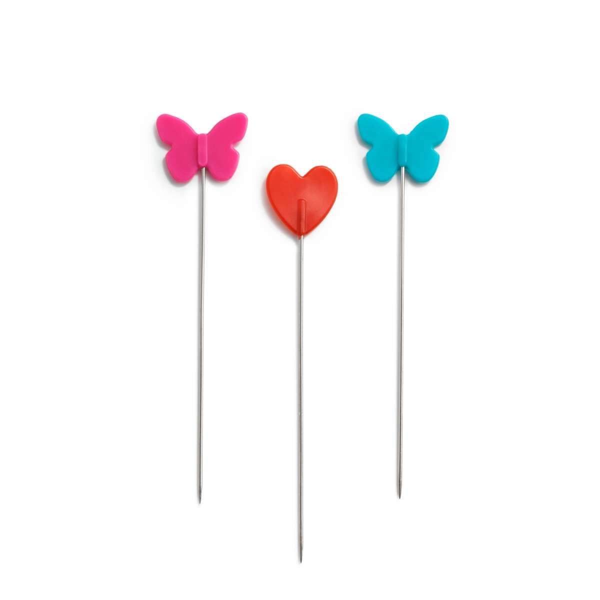 PRYM - Alfileres Prym Calidad Alemana Forma Corazones Y Mariposas