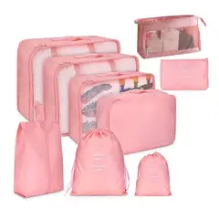 GENERICO - Bolsas Organizadoras De Equipaje / 9 Unidades