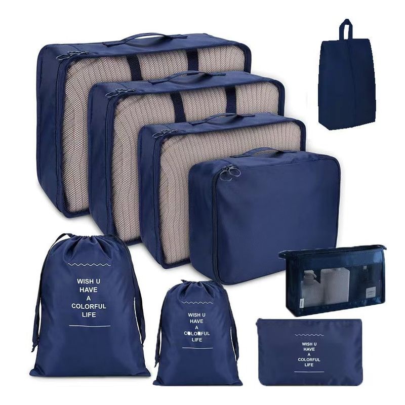 GENERICO - Bolsas Organizadoras De Equipaje / 9 Unidades
