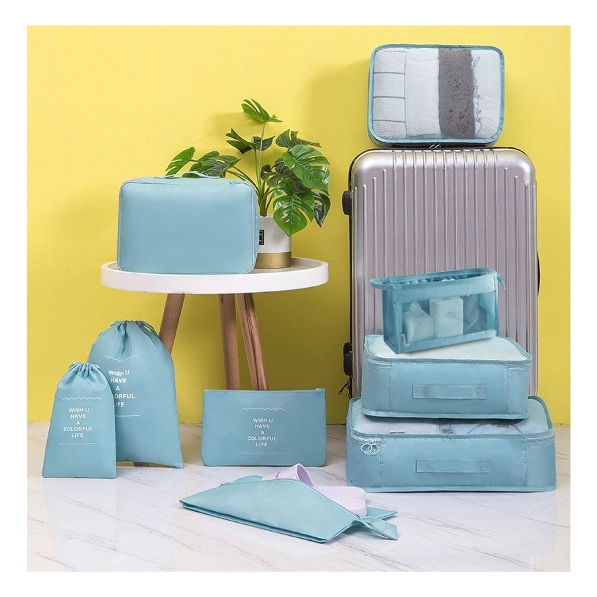 ZG STORE - Bolsas Organizadoras De Equipaje / 9 Unidades