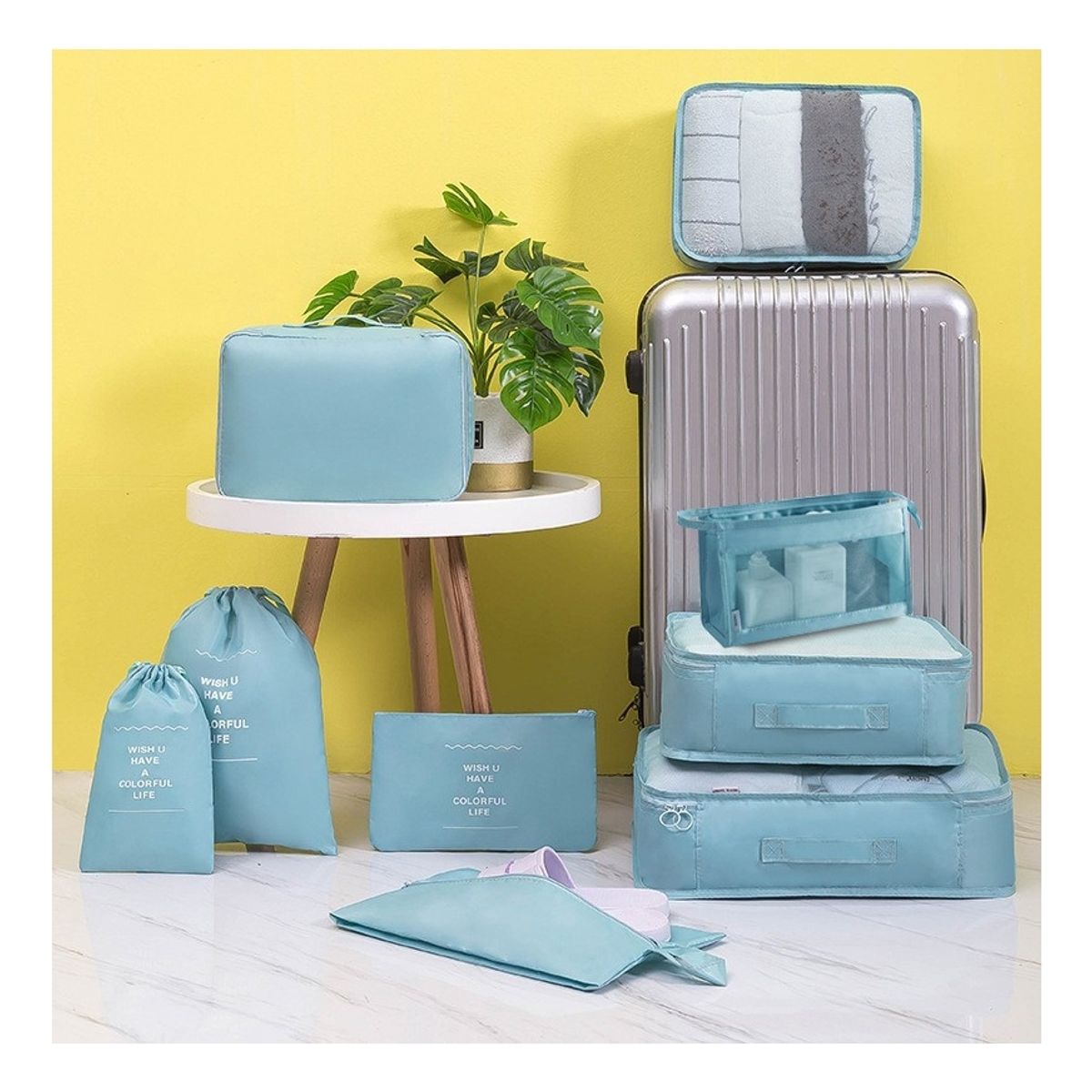 ZG STORE - Bolsas Organizadoras De Equipaje / 9 Unidades