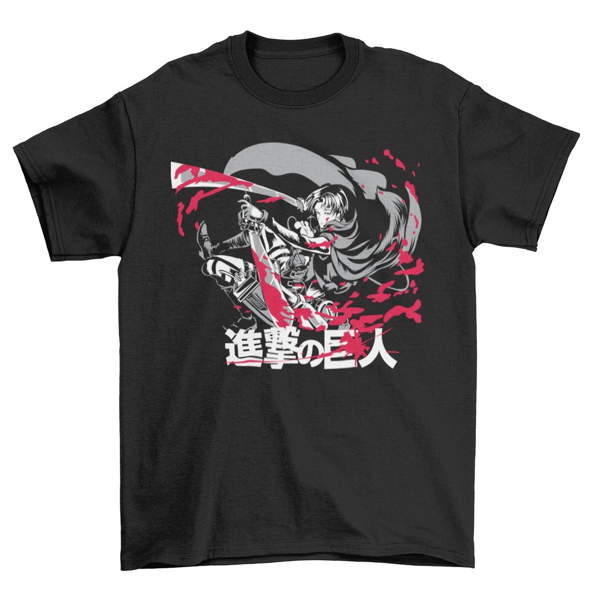 TELAESTAMPO - POLERA ATTACK ON TITAN - ATTAQUE DE TITANES POLERA A2