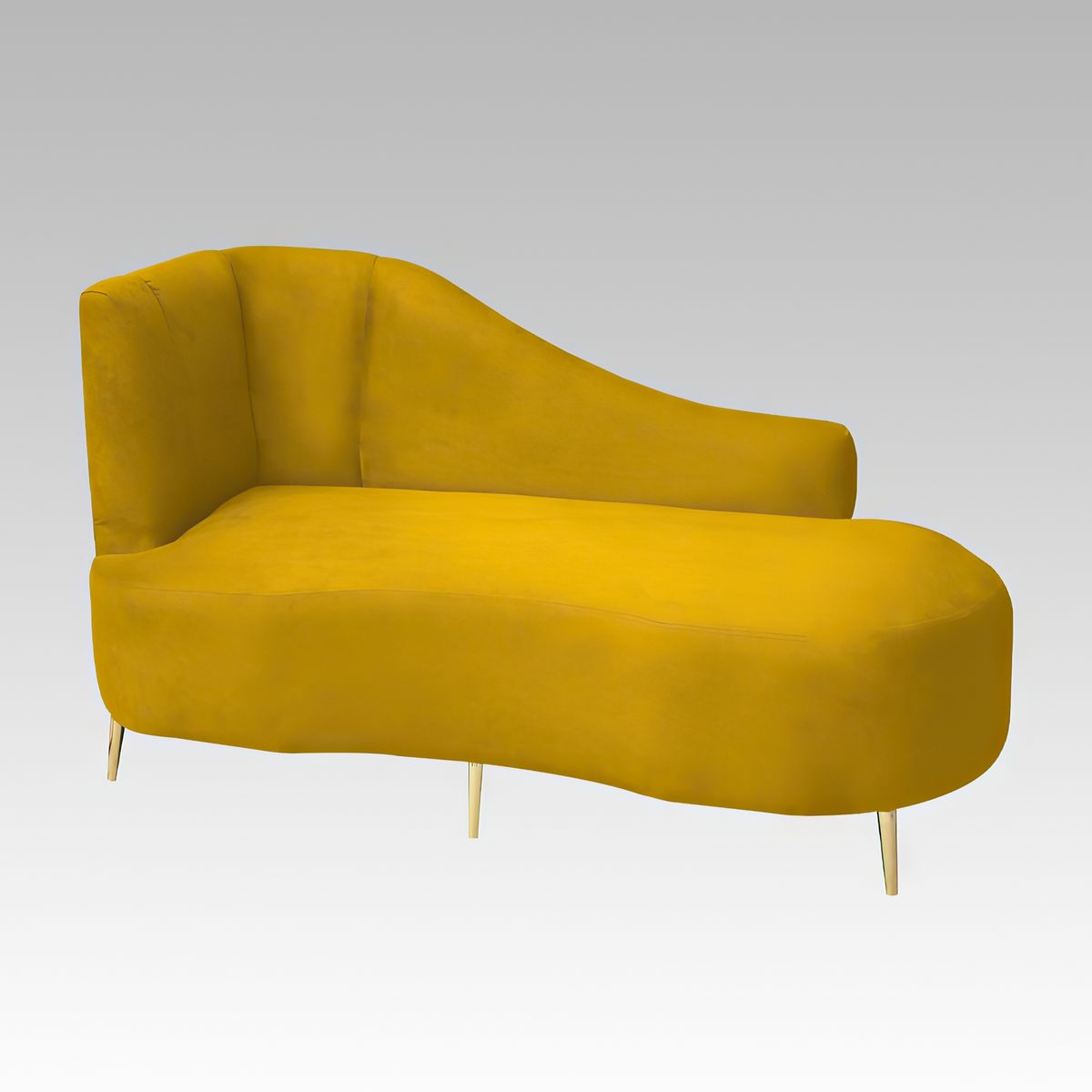 GENERICO - Sofá Chaise Lounge Medellín - Amarillo