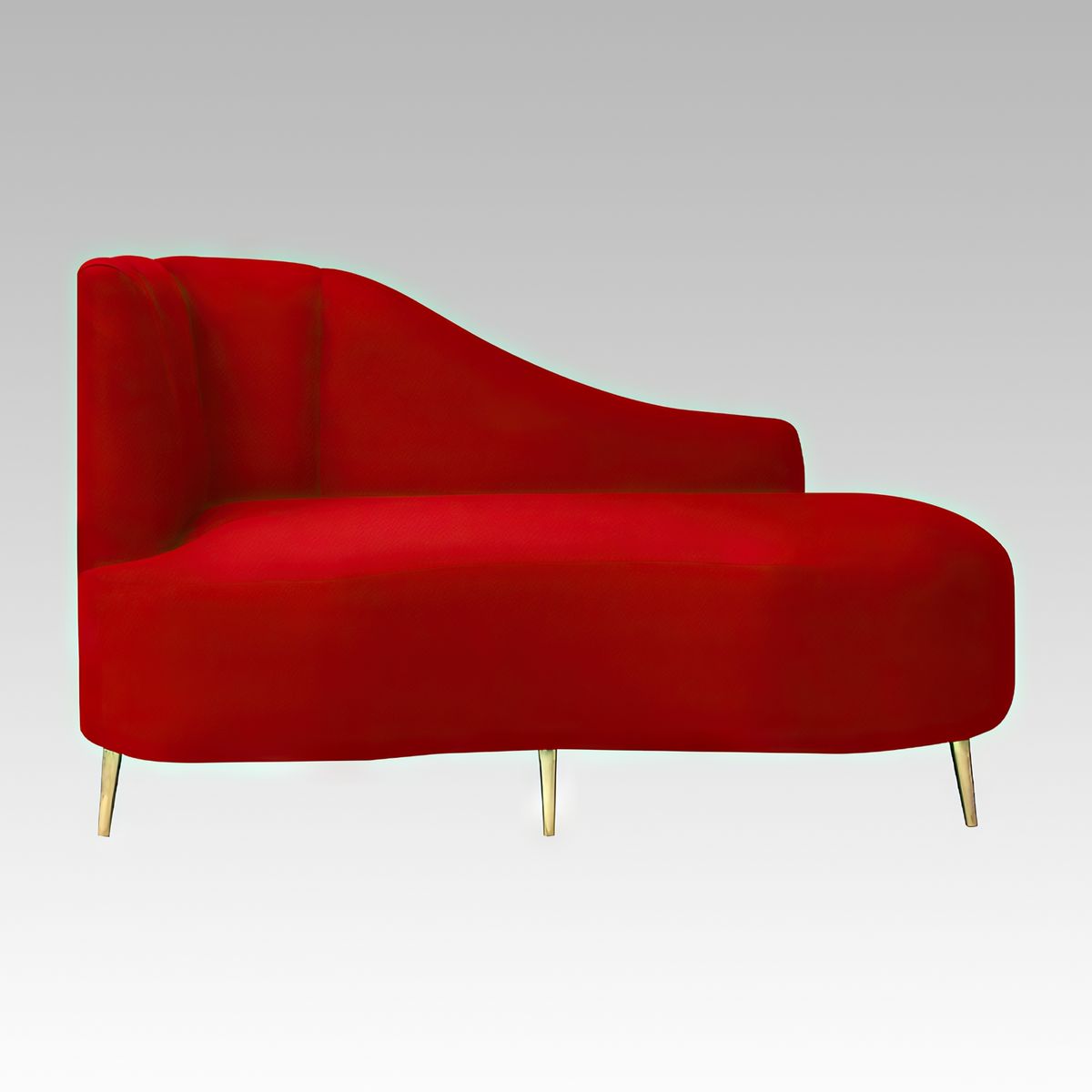 GENERICO - Sofá Chaise Lounge Medellín - Rojo