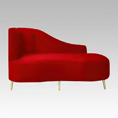 GENERICO - Sofá Chaise Lounge Medellín - Rojo