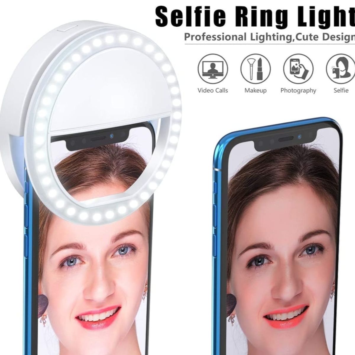 GENERICO - Aro luz led para selfie
