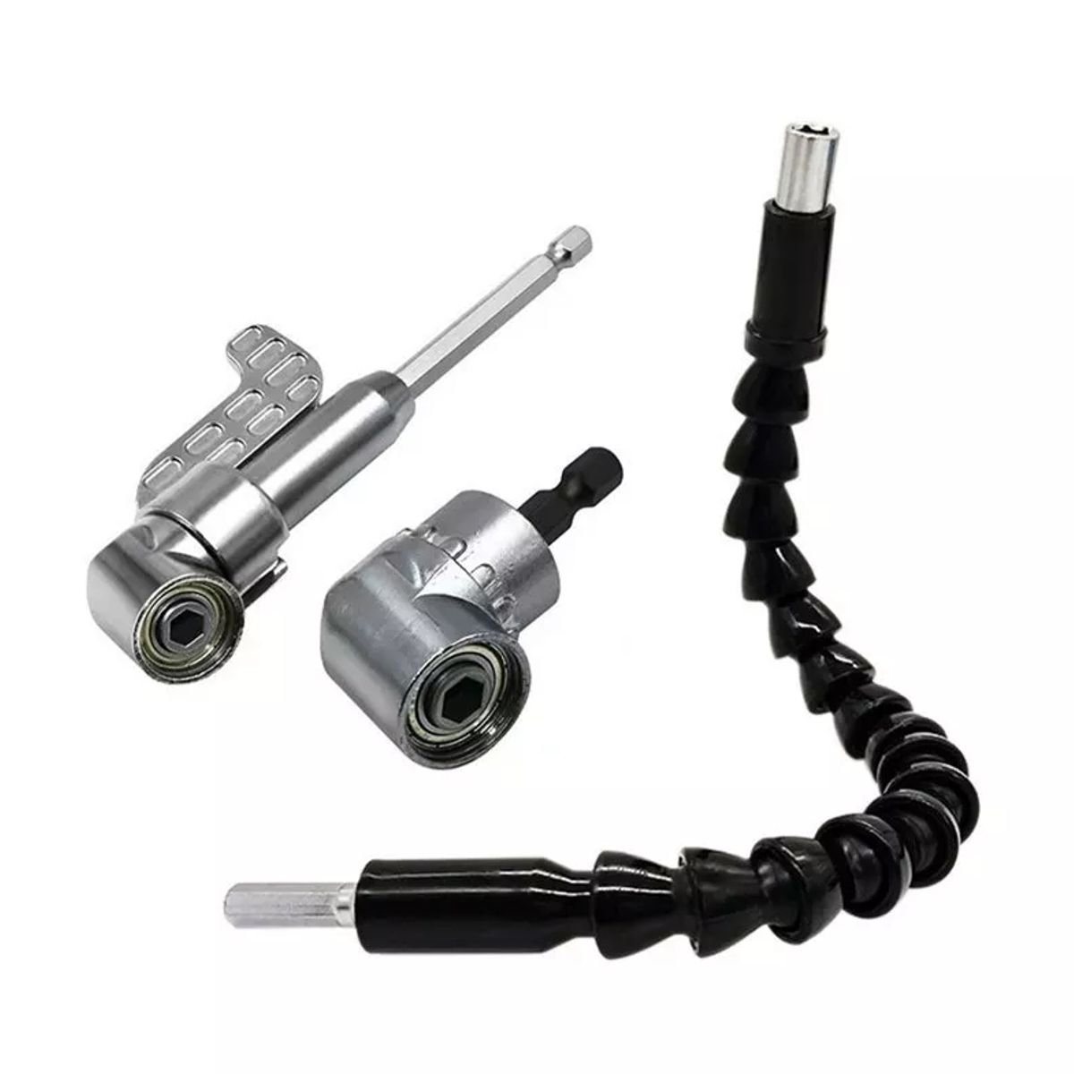 KUANGYE - Set Extension Flexible Atornillador Dado Angulo Herramienta