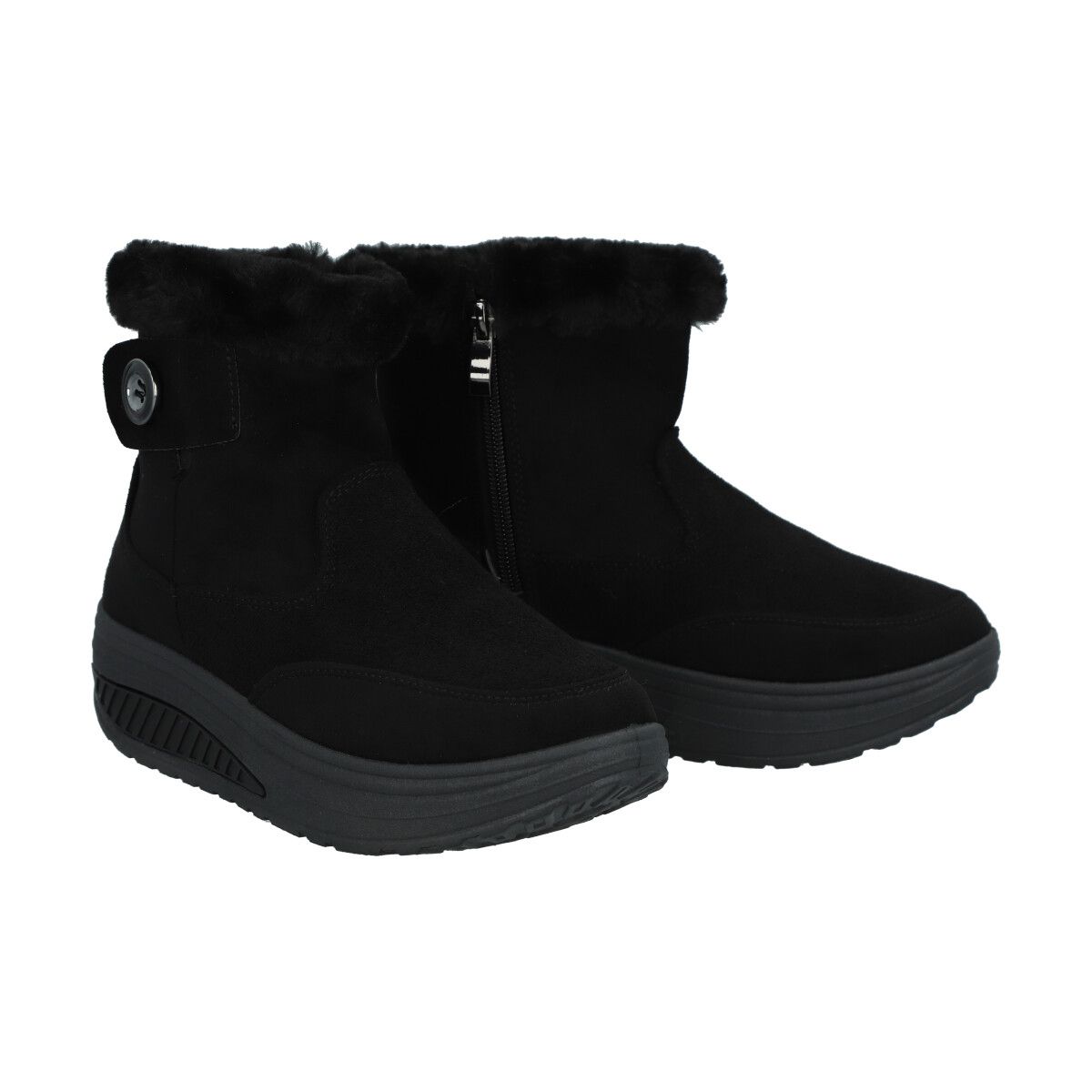 POLICE - Botin Mujer Negro Sole/Chiporro  Police