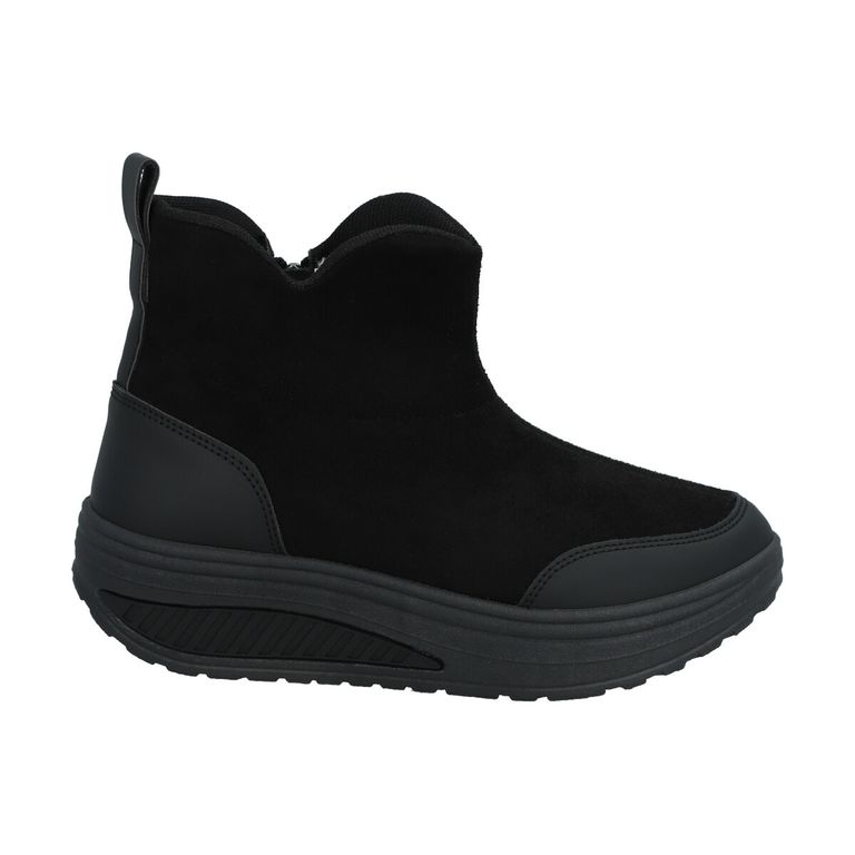 Botin Mujer Plataforma Taco Medio