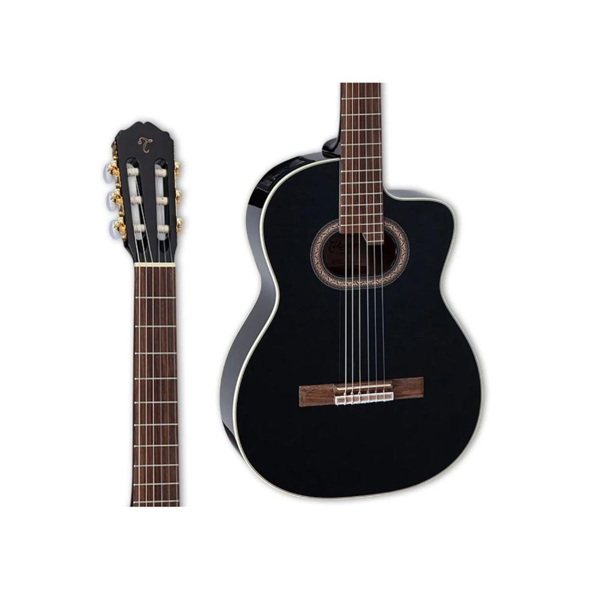 TAKAMINE - Guitarra Electroacústica Cuerdas Nylon Takamine GC6CE - BLK